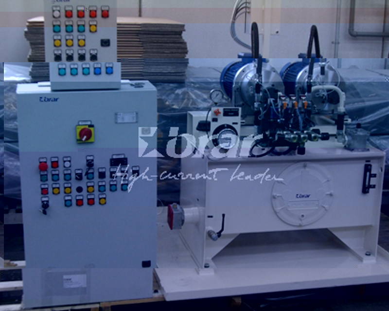 HYDRAULIC POWER PLANT FOR ELECTRODE電極夾具的液壓動力裝置 